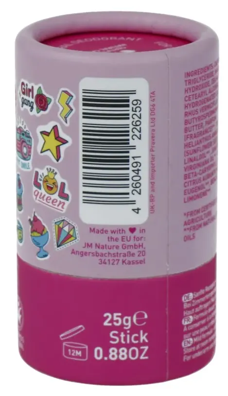 Ben&anna Ben & Anna Natural Deodorant Kids Pink (25 gr)