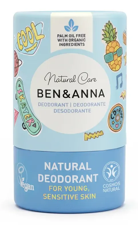 Ben&anna Ben & Anna Natural Deodorant Kids Blue (40 gr)
