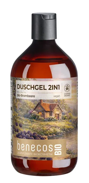 Benecos Bio 2-in-1 Douchegel Blackberry (500 ml)
