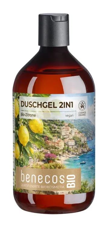 Benecos Bio 2-in-1 Douchegel Lemon (500 ml)