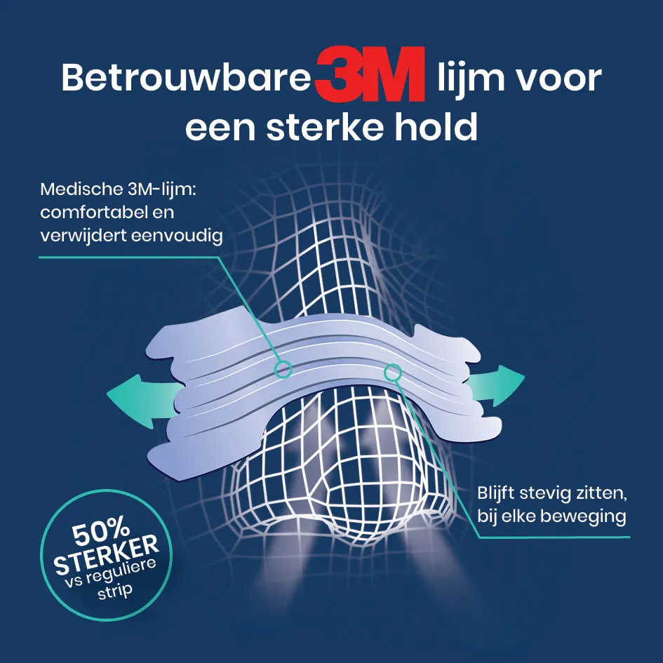 Breathe Right Neusstrips Transparant Extra Sterk (44 stuks) - image 3