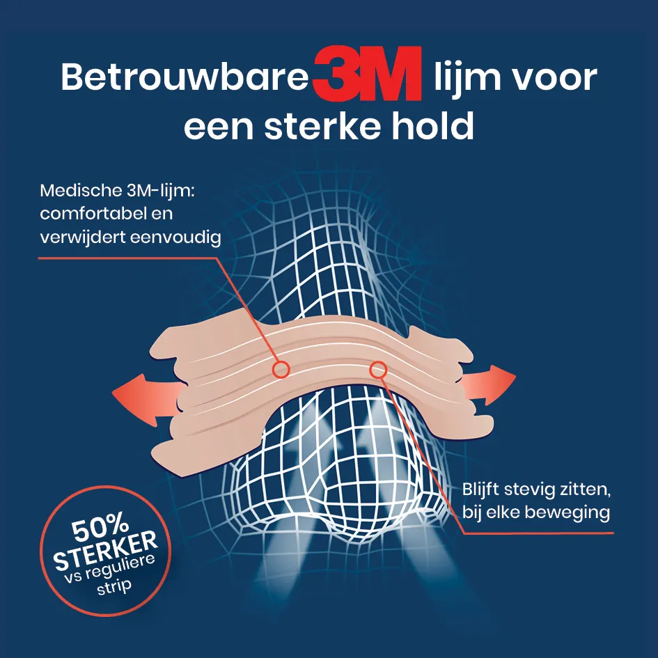 Breathe Right Neusstrips Beige Extra Sterk (44 stuks) - image 3