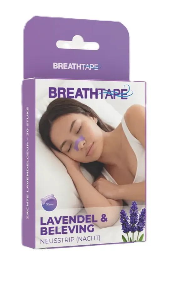 Breathtape Lavendel & Beleving Neusstrip (nacht) (30 stuks)
