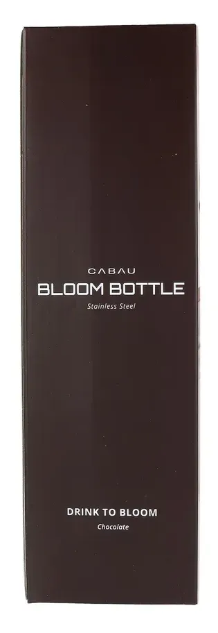 Cabau Bloom Bottle Stainless Steel Chocolate (1 stuk)