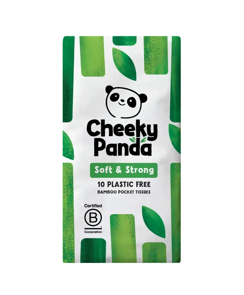 Cheeky Panda The Cheeky Panda Bamboe Zakdoekjes (10 stuks)