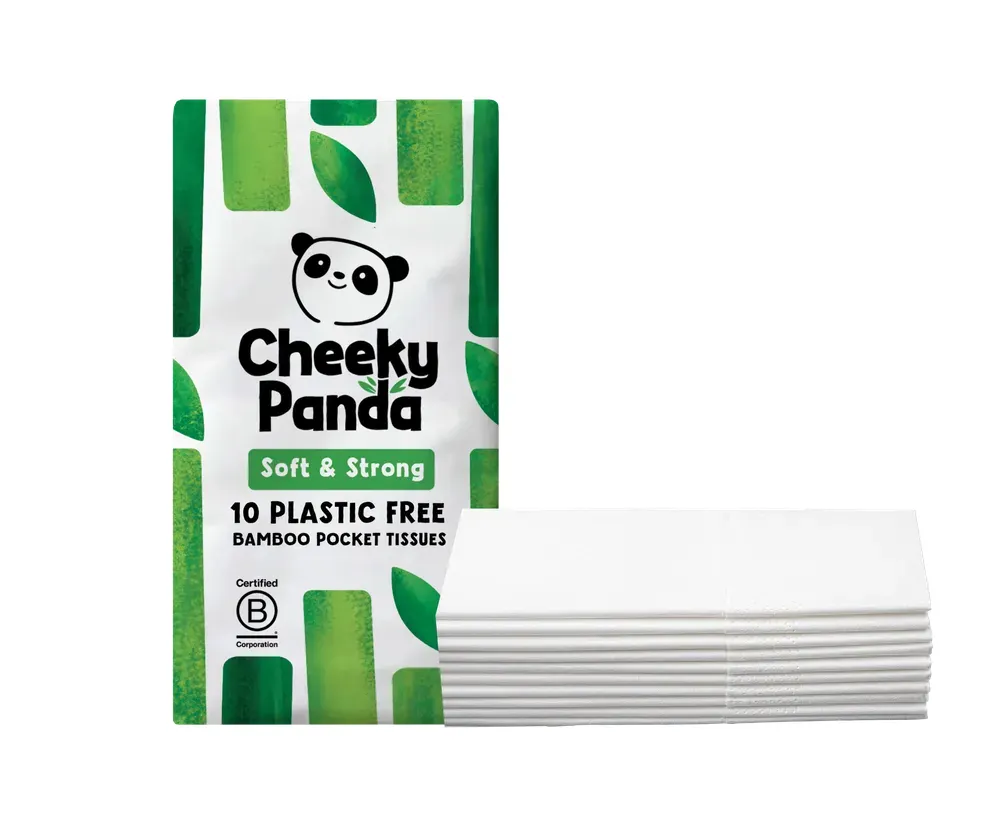 Cheeky Panda The Cheeky Panda Bamboe Zakdoekjes (10 stuks)