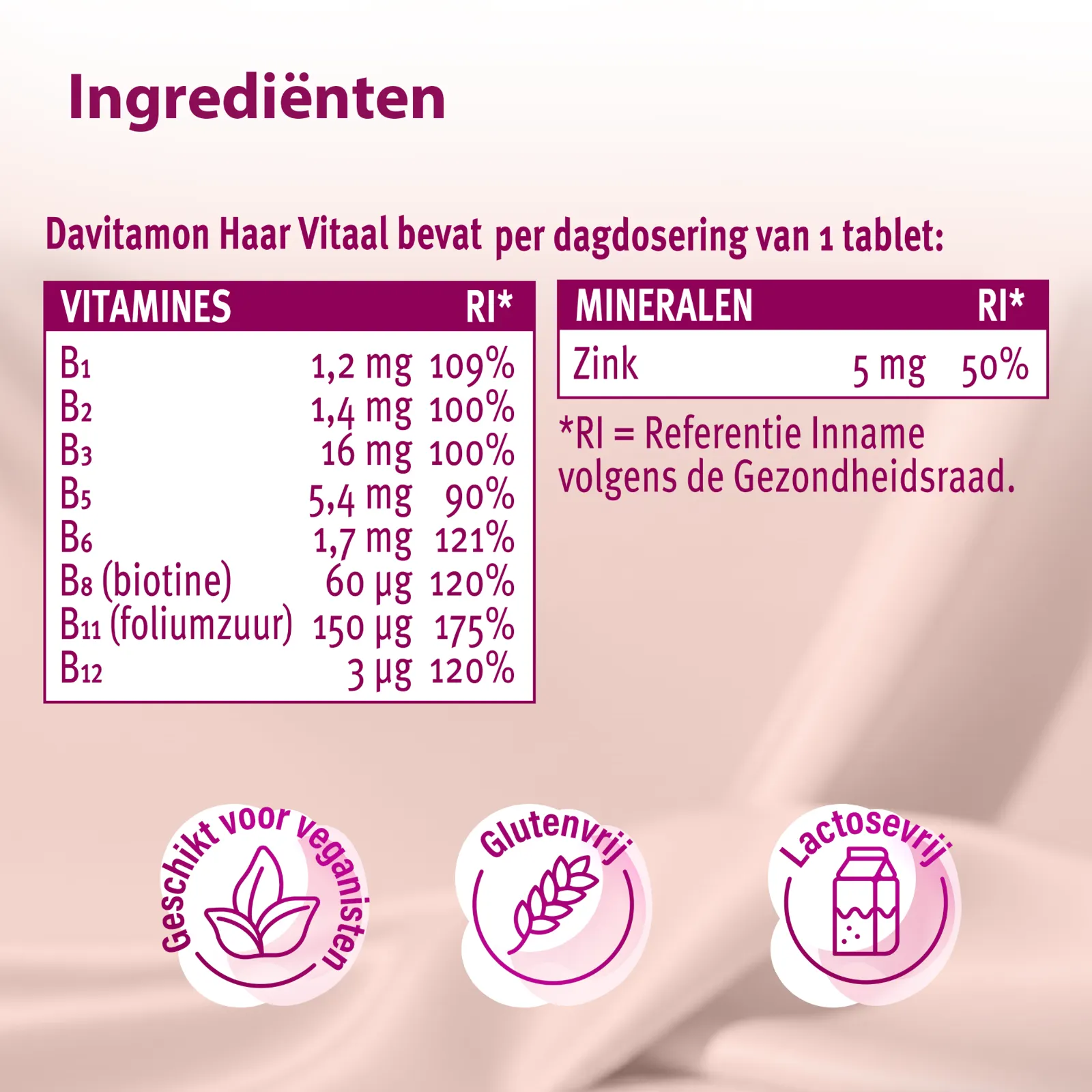 Davitamon Haar Vitaal Tabletten (30 tabletten) - image 3
