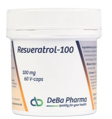 Deba Pharma Resveratrol-100 Capsules (60 vega capsules)