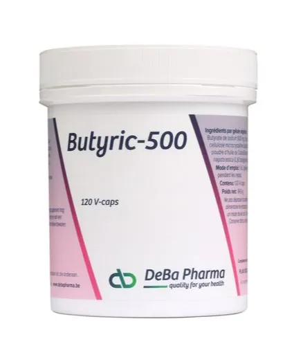 Deba Pharma Butyric-500 Capsules (120 vega capsules)