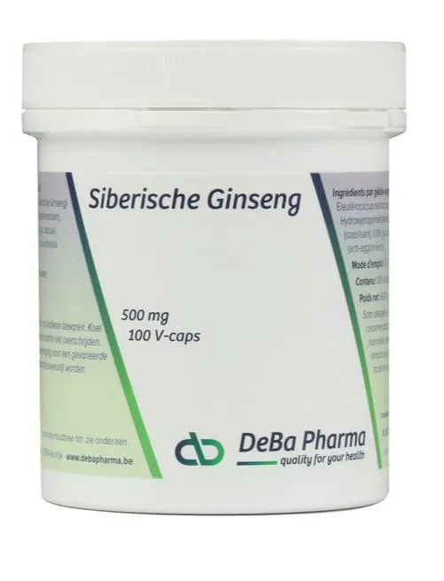 Deba Pharma Siberische Ginseng Capsules (100 vega capsules)