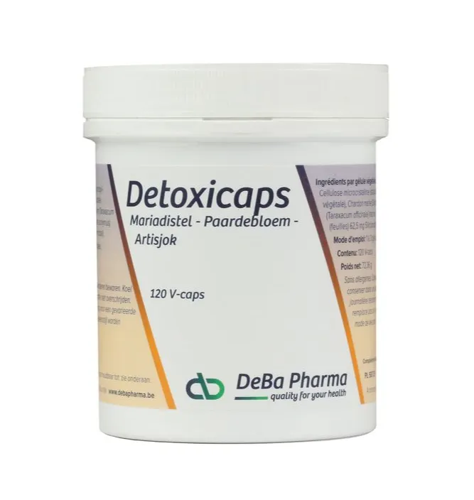 Deba Pharma Detoxicaps Capsules (120 vega capsules)