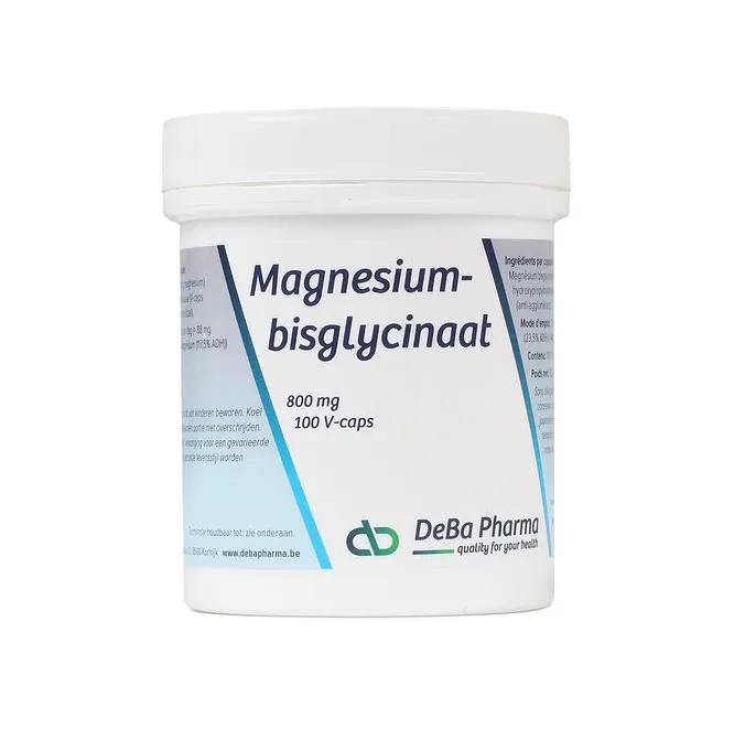 Deba Pharma Magnesiumbisglycinaat Capsules (100 vega capsules)