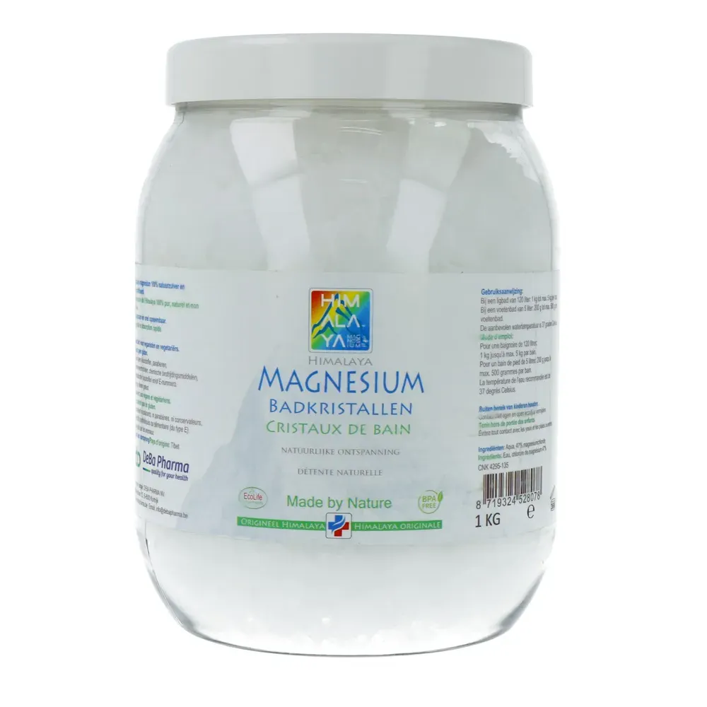 Deba Pharma Magnesium Badkristallen Himalaya (1000 gr)