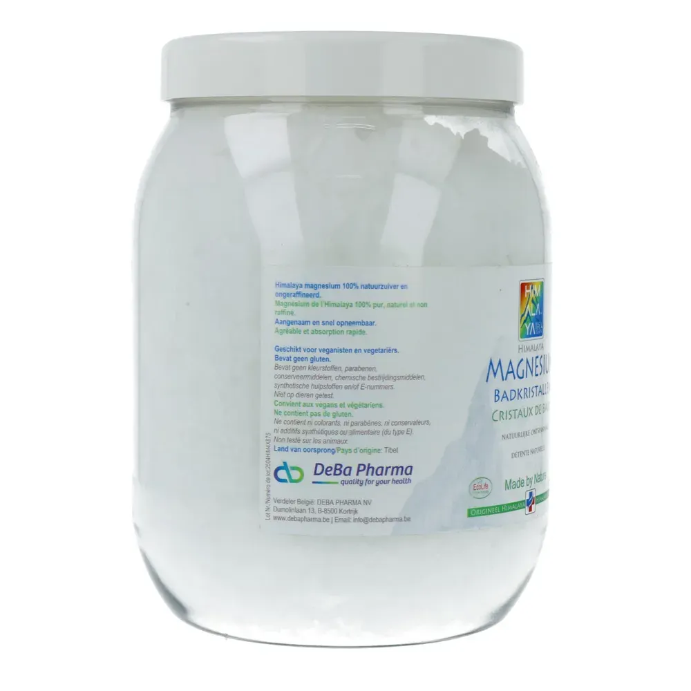 Deba Pharma Magnesium Badkristallen Himalaya (1000 gr)