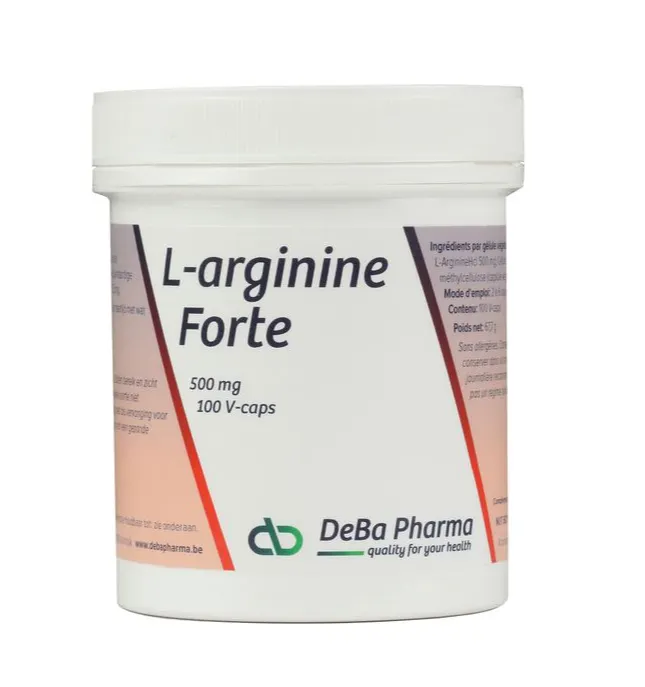 Deba Pharma L-arginine Capsules (100 vega capsules)