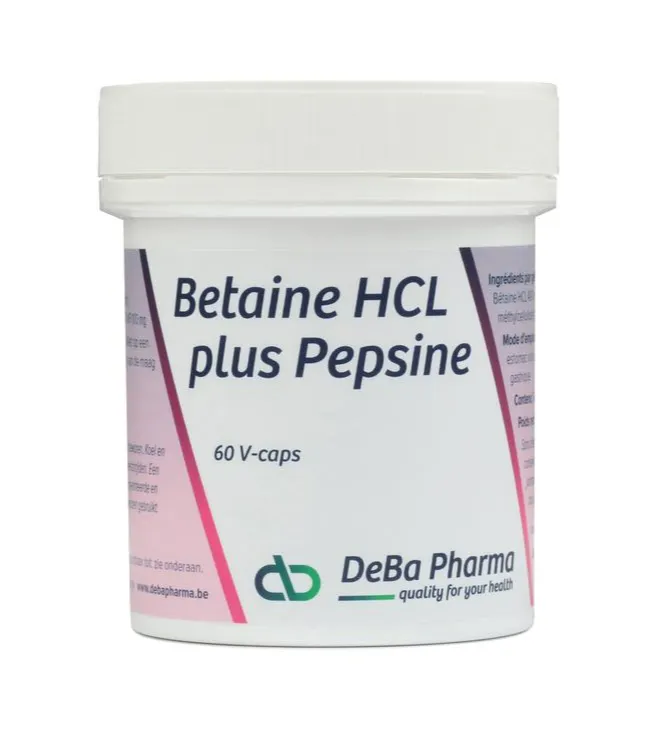 Deba Pharma Betaine HCL Capsules (60 vega capsules)