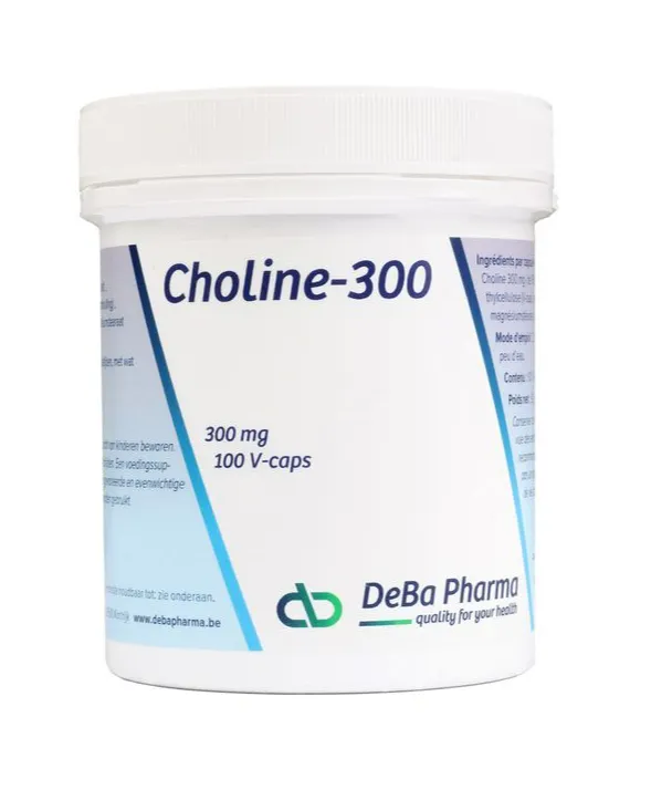 Deba Pharma Choline-300 Capsules (100 vega capsules)