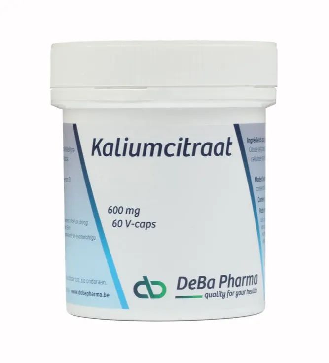 Deba Pharma Kaliumcitraat Capsules (60 vega capsules)