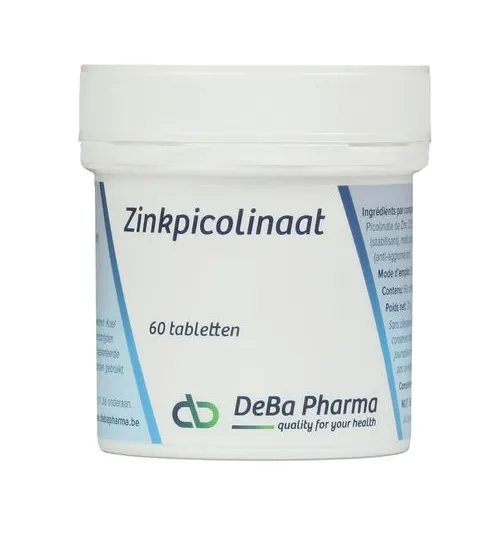 Deba Pharma Zinkpicolinaat Tabletten (60 tabletten)