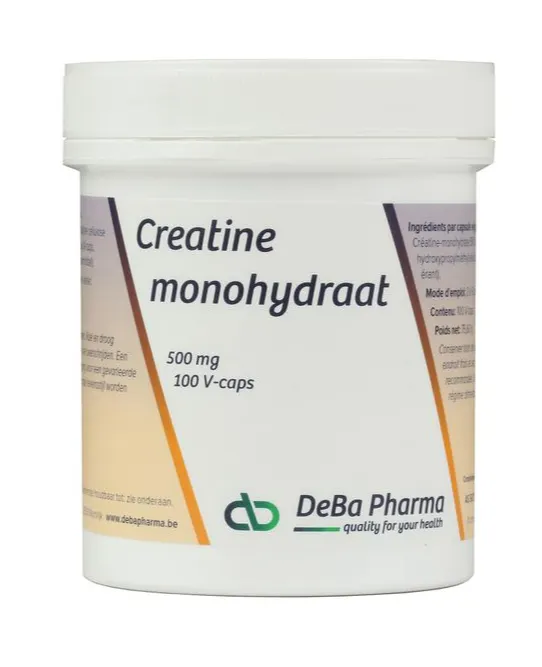 Deba Pharma Creatine Monohydraat Capsules (100 vega capsules)