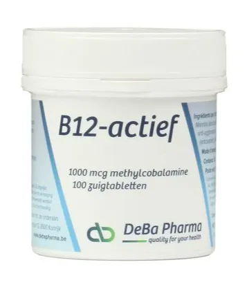 Deba Pharma B-12 Actief Zuigtabletten (100 zuigtabletten)