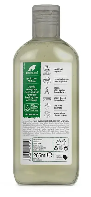 Dr Organic Aloe Vera Shampoo (265 ml)