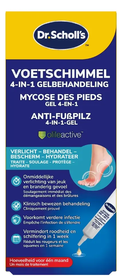 Dr Scholls Scholl Dr. Scholl's Voetschimmel 4-in-1 Gelbehandeling (10 ml)