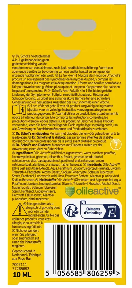 Dr Scholls Scholl Dr. Scholl's Voetschimmel 4-in-1 Gelbehandeling (10 ml) - image 2