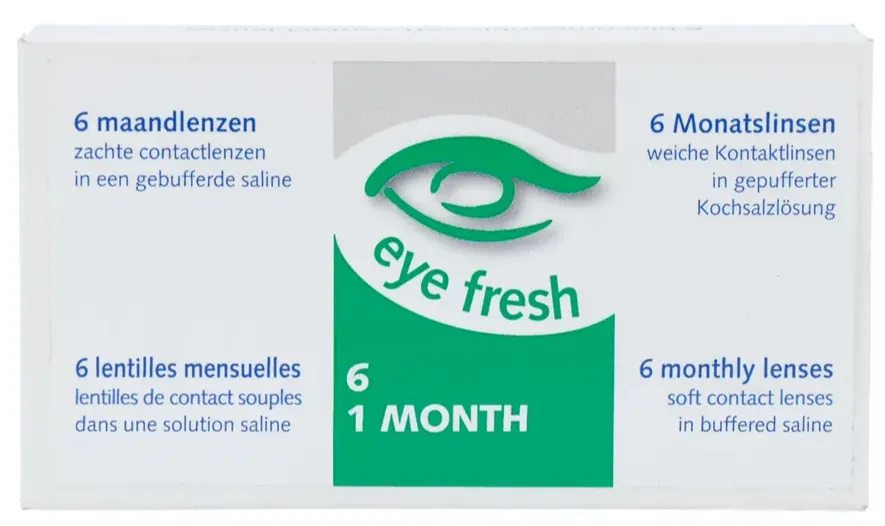 Eyefresh Eye Fresh Zachte Maandlenzen -3.50 (6 stuks)