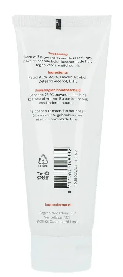Fagron Vaseline & Wolvetalcohol met Water (100 gr)