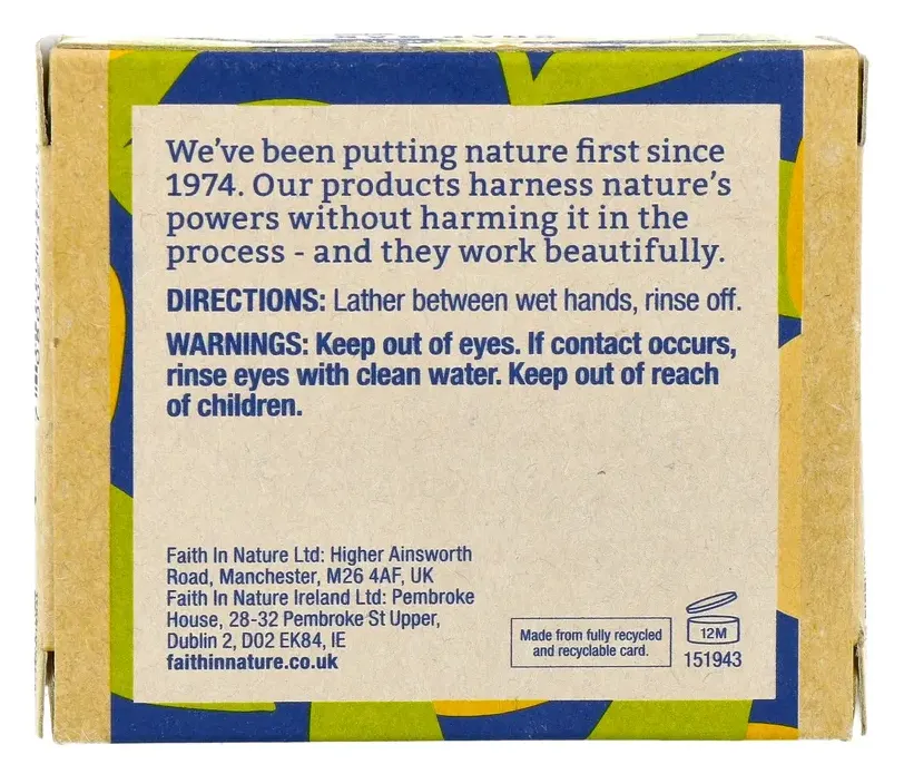 Faith in Nature Grapefruit Hand Made Soap (100 gr)