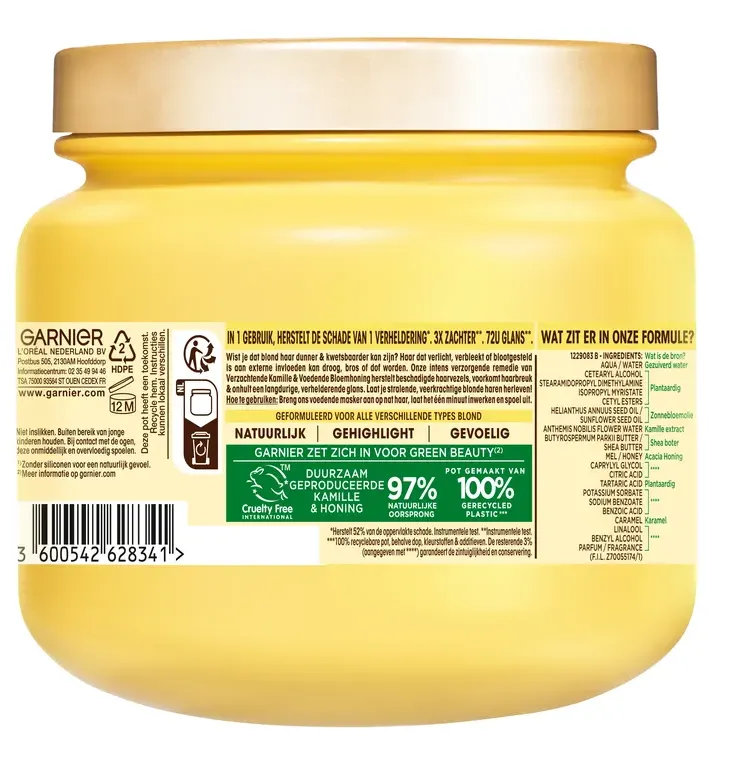 Garnier Loving Blends Blond Remedy Herstellend Masker (340 ml)