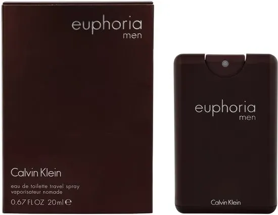 Calvin Klein Euphoria Men Eau De Toilette Travel Spray (20 ml)