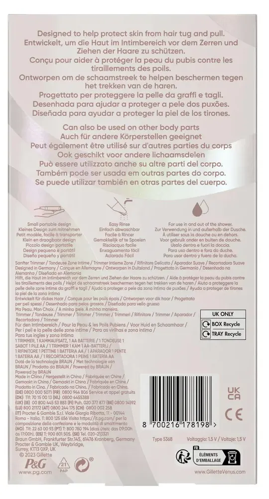 Gillette Venus Gentle Trimmer (1 stuk) - image 2