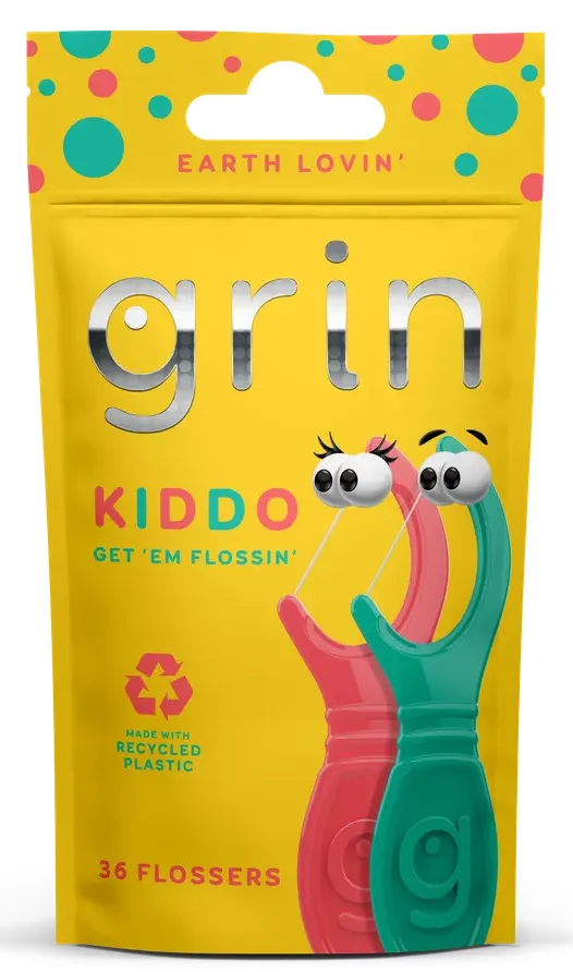 Grin Kiddo Floss Picks (36 stuks)
