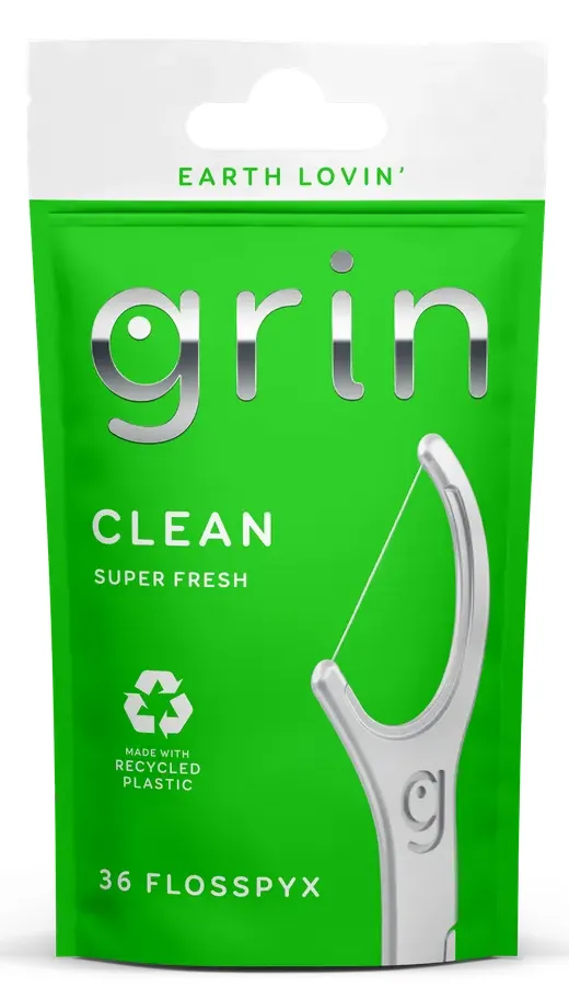 Grin Clean Super Fresh Floss Picks (36 stuks)