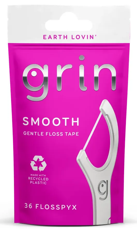 Grin Smooth Floss Picks (36 stuks)