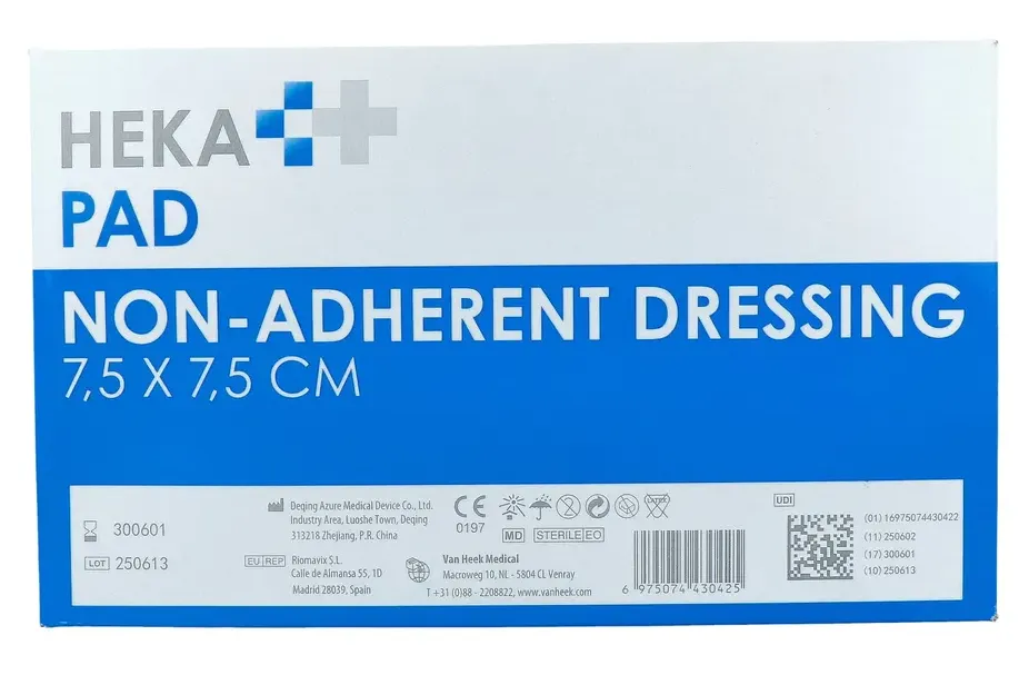 Heka Pad Wondkompres 7,5 X 7,5cm (100 stuks) - image 3