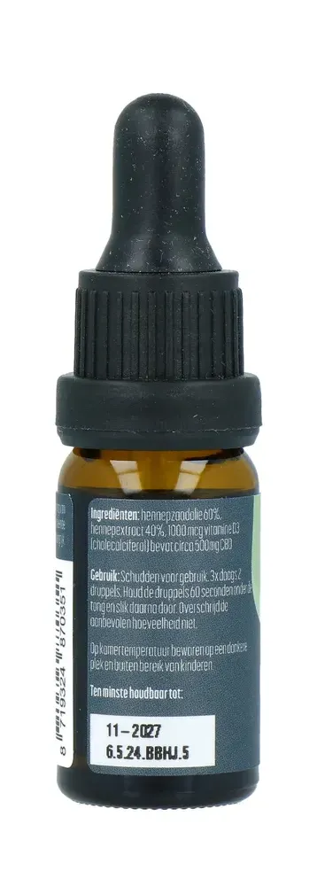 Hemplife CBD Olie 5% + Vitamine D (10 ml) - image 2