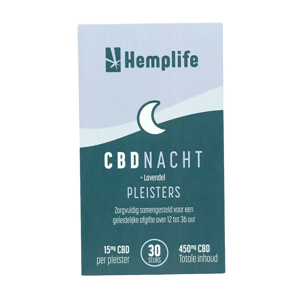 Hemplife CBD Nacht Pleisters (30 stuks)