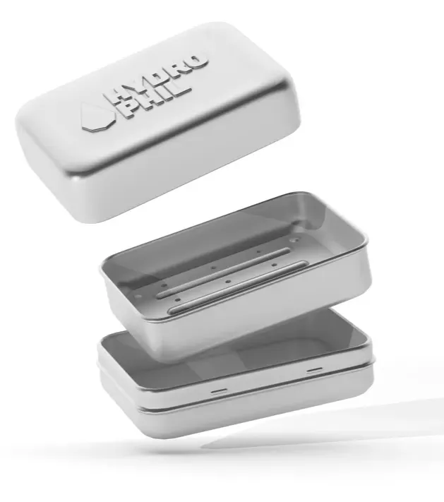 Hydrophil Aluminium Soap Box (1 stuk) - image 3