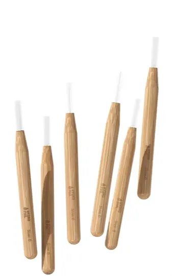 Hydrophil Interdental Brushes 0,40 Mm Bamboe (6 stuks)