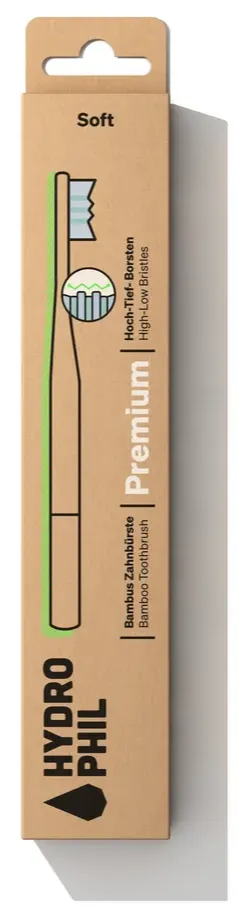 Hydrophil Bamboo Toothbrush Premium Soft (1 stuk)