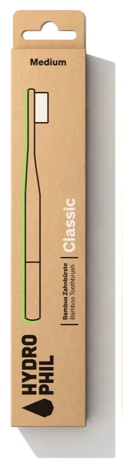 Hydrophil Bamboo Toothbrush Classic Medium (1 stuk)