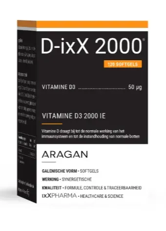IXXPharma D-ixx 2000 Softgels (120 softgels)