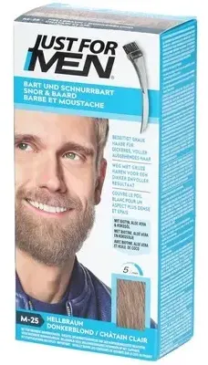 Just For Men Snor & Baard M-25 Donkerblond (14 gr)