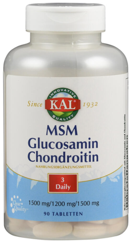 Kal MSM Glucosamine Chondroiti (90 stuks)