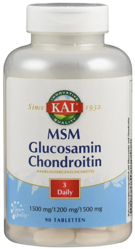 Kal MSM Glucosamine Chondroiti (90 stuks)