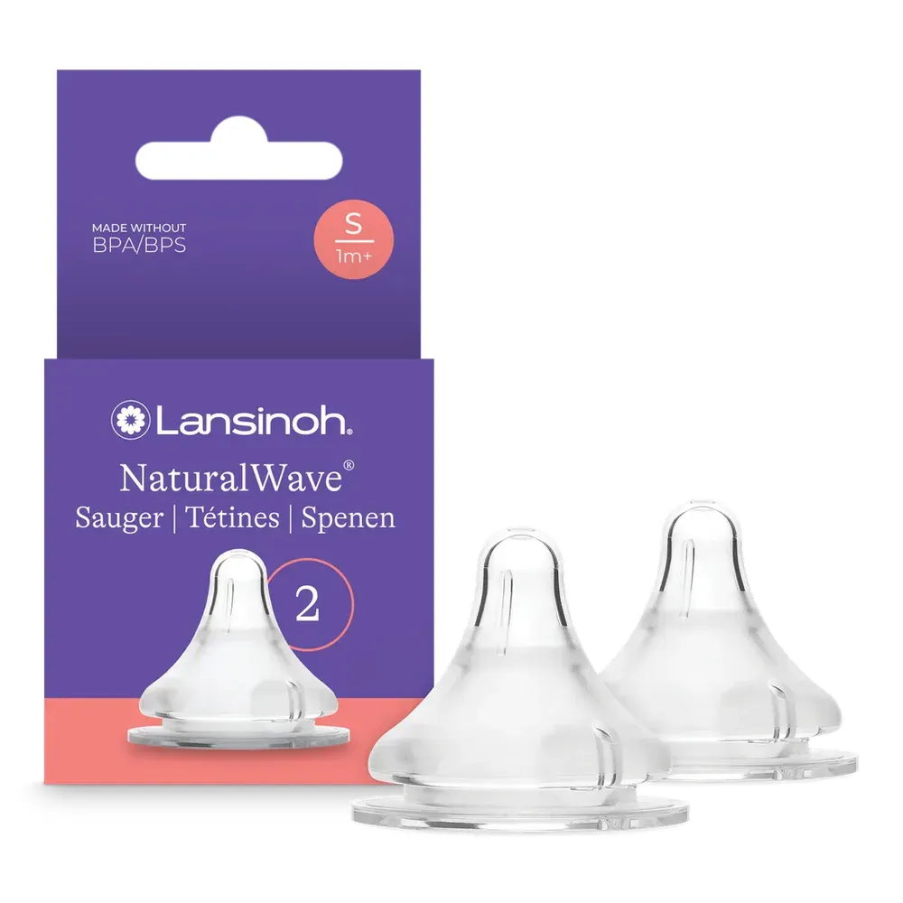 Lansinoh Speen Natural Wave S (2 stuks)