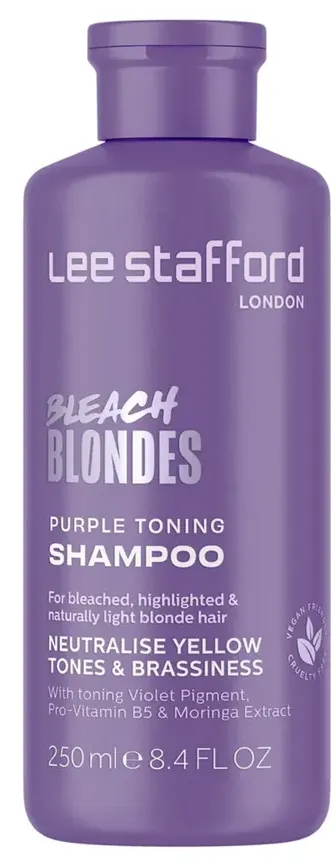 Lee Stafford Bleach Blondes Purple Toning Shampoo (250 ml)